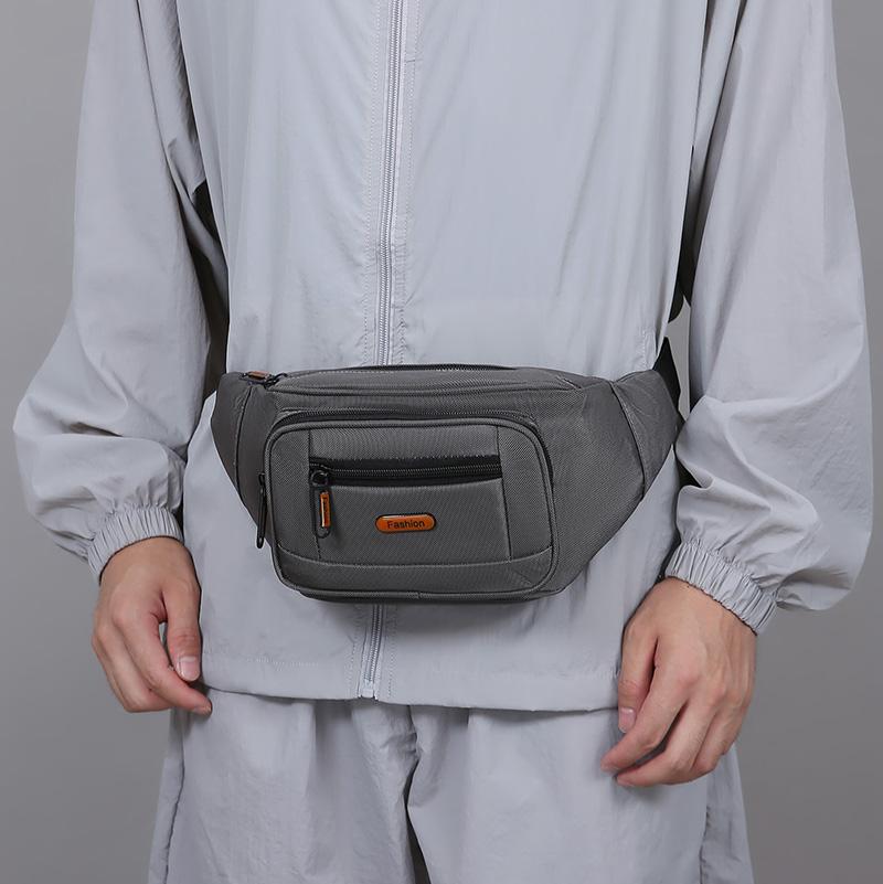 Men's Ultra Thin Lightweight Anti-Theft Sports Waist Bag for Outdoor Running Travel Essential Compact Mobile Waist Pack