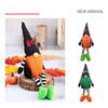Halloween Decoration Long Legs Faceless Doll Black Witch Cloak Hat