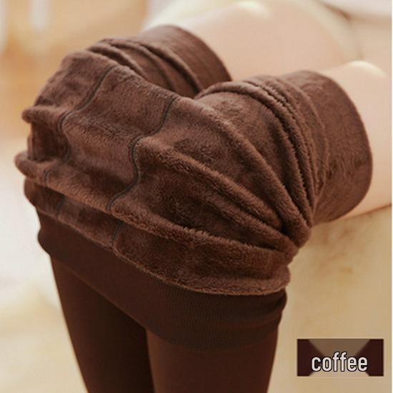 Женские бархатные утепленные леггинсы - Большой размер, Корейский стиль, Жемчужный бархат, Тепло 200 г для осени и зимы