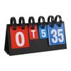 6-Digit Plastic Tabletop Score Flipper for Basketball Volleyball Tennis Sports Training 28x17cm Multifunction Flip