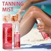 Strawberry Tanning Spray, Sun-free and Long-lasting Self-tanning, Gentle and Moisturizing Skin Care for Bronzed Wheat-colored Skin