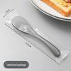 large thickened plastic spoon, не упаковано индивидуально