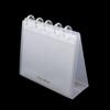 Desktop Standing Calendar Photo Album with Clear Side Sleeves Multifunctional Photocards Display Rack Album