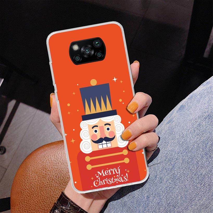 Nutcracker King Cartoon Phone Case For Xiaomi Poco X7 X6 X5 Pro F7 Ultra Redmi 15C 15 13C 13 12C 12 10 10A 10C 9 9A 9C 9T Cover