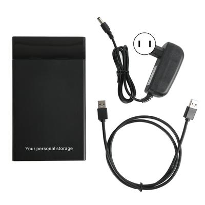 Корпус USB3.0 для SATA HDD для 3,5-дюймового 2,5-дюймового SATA SSD HDD с адаптером питания UASP 12 В, поддерживает до