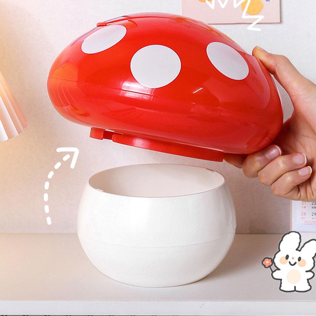 Легкий и портативный мусорный бак для легкой утилизации отходов, мусорный настольный бак с крышкой, мусорный бак