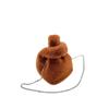 Fluffy Faux Mink Fur Bag Winter Tote Bags for Women Handbags Soft Warm Wrist Bag Chains Shoulder Crossbody Bags Mini Clutch