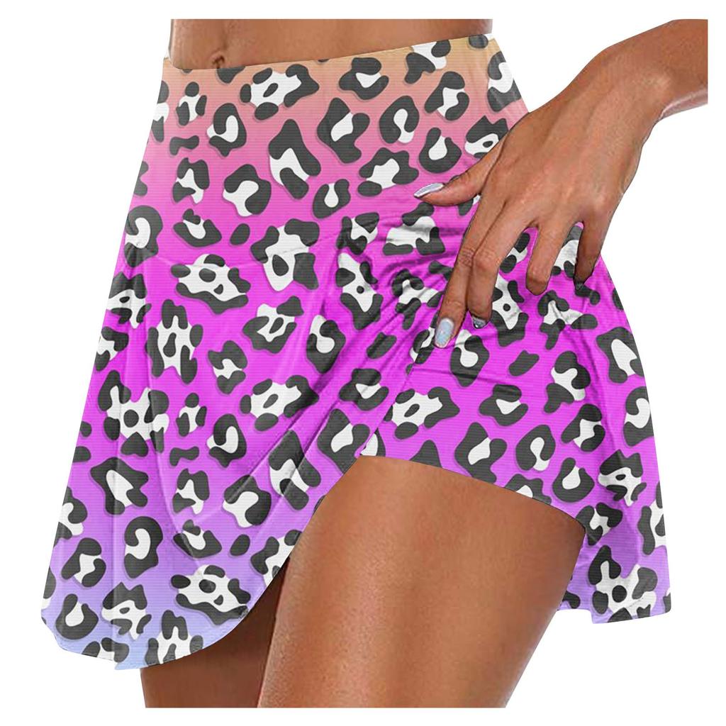 Женские спортивные эластичные плиссированные теннисные юбки для бега, йоги, внутренние шорты, эластичные спортивные шорты для гольфа