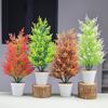 Piceaneoveitchii Mast Artificial With Green Plants For Indoor Garden Decor