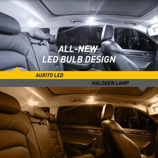 10 шт. W5W 168 T10 Светодиодная лампа заднего хода Canbus Free Error LED Bulb 10-SMD Автомобильная Новая