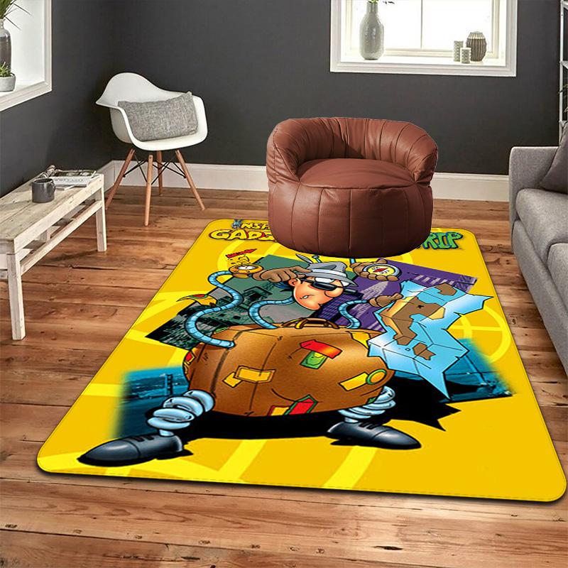 Inspector Gadget Rug Floor Mat for Living Room or Bedroom Soft and Comfortable Carpet a Gift for Birthday and Holiday.MFF0918623