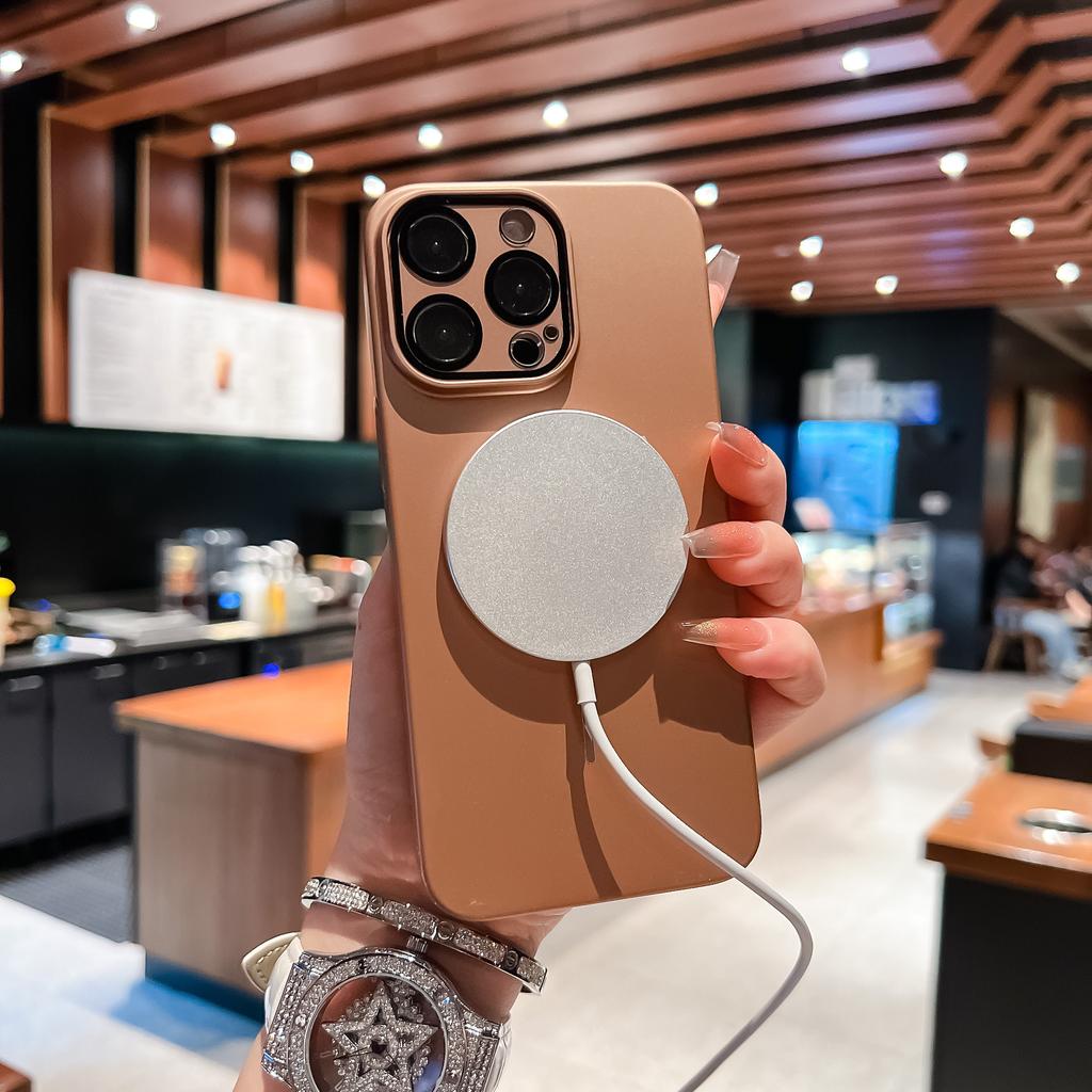 Дофаминовый Применимый Магнитный Чехол для Телефона iPhone 17 Apple 16 ProMax Поставляется с Защитной Пленкой для Объектива Противоударный Чехол