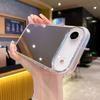 Зеркальные чехлы для телефонов подходят для Apple 17 Pro Max Модный 16, Зеркало для макияжа 15, Большое отверстие 13/14, Защитный чехол 11