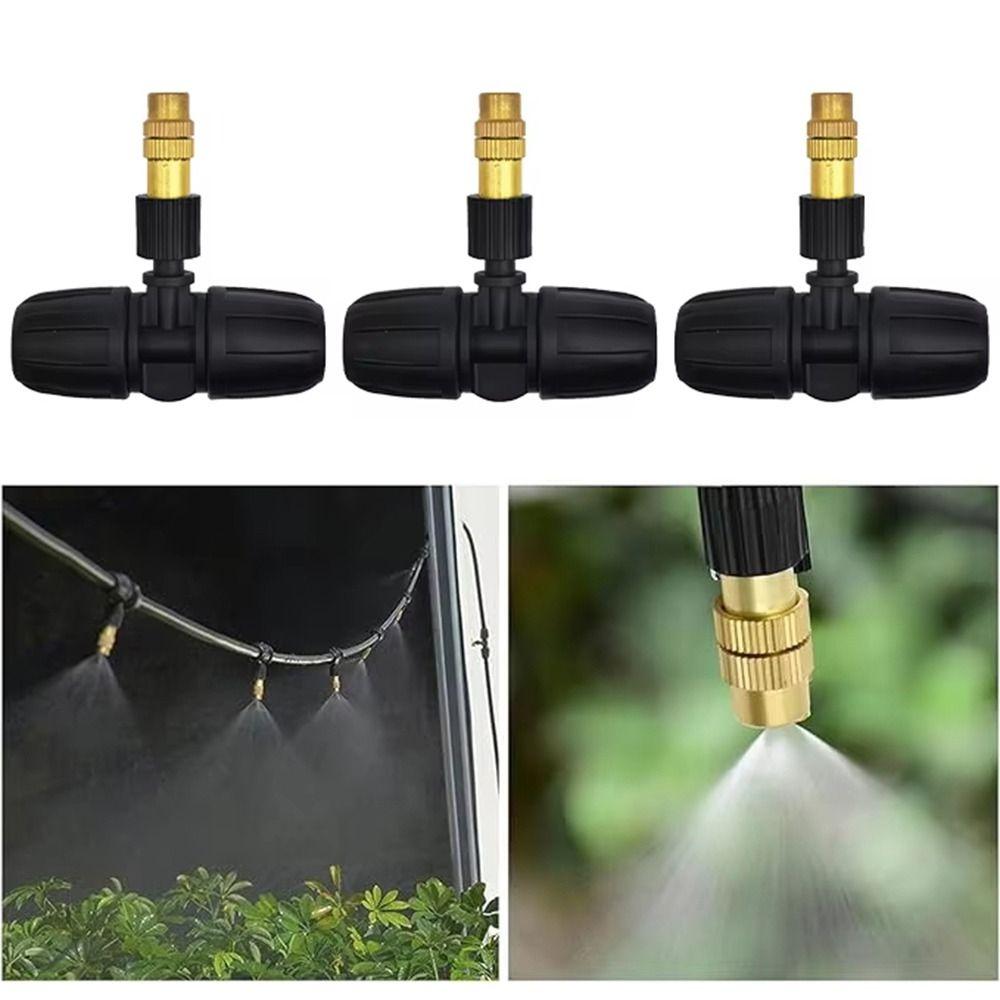 5 шт. ветрозащитный садовый опрыскиватель универсальный пылеудаляющий ирригационные насадки система охлаждения латунная распылительная насадка для туманообразования