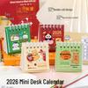 2026 Креативный мультяшный вдохновляющий настольный календарь и планировщик для заметок