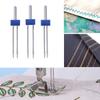 18pcs Double Twin Needle Sewing Machine Needle Pins Clothing Accessories Needlework Craft for Household Sewing Machine