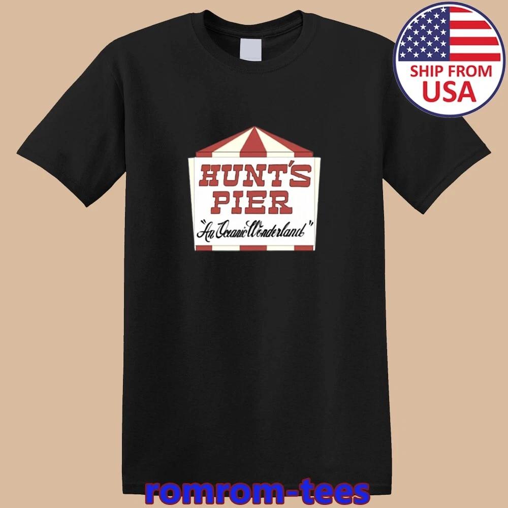 Hunt's Pier Wildwood New Jersey Amusement Park Black Size S-5XL