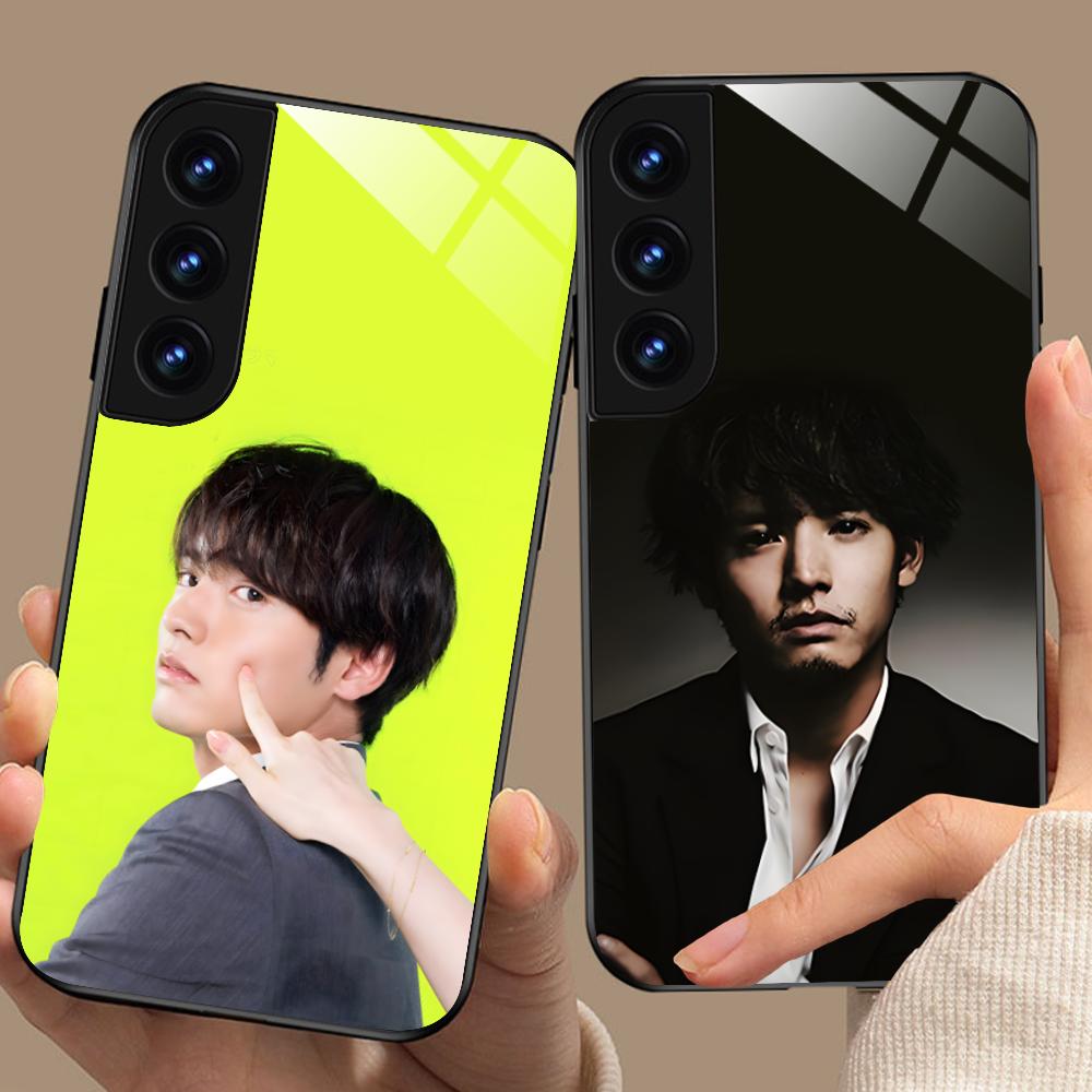 Akaso Eiji Glass Mobile Phone Case for Samsung Galaxy S26 S25 S24 S23 S22 S21 S20 Note20 Plus FE Ultra Colorful Cover