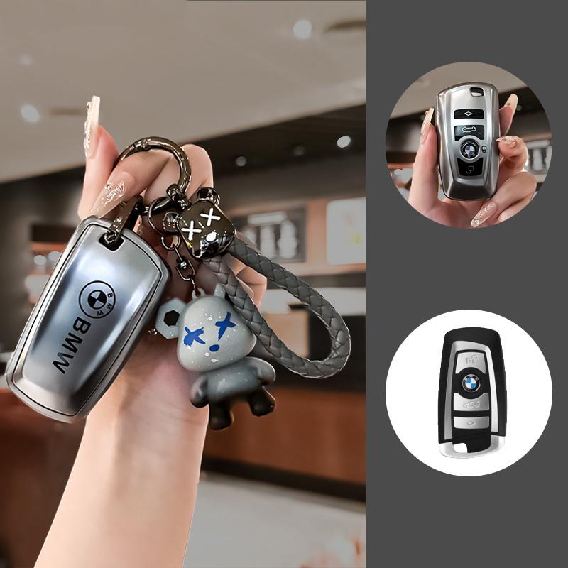 rztbk6 TPU Car Remote Key Case Cover Car stickers For BMW 530i 550i 320i 1 2 3 4 5 Series 118i 225i M240i F20 F21 F30 F31 F25 F01 F02