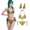 Они Косплей Сексуальные Рога Волосы Костюм Аниме Косплей Сэцубун Шея Бикини А [RTYOUTH] Женский (набор (Базовый набор) XL)