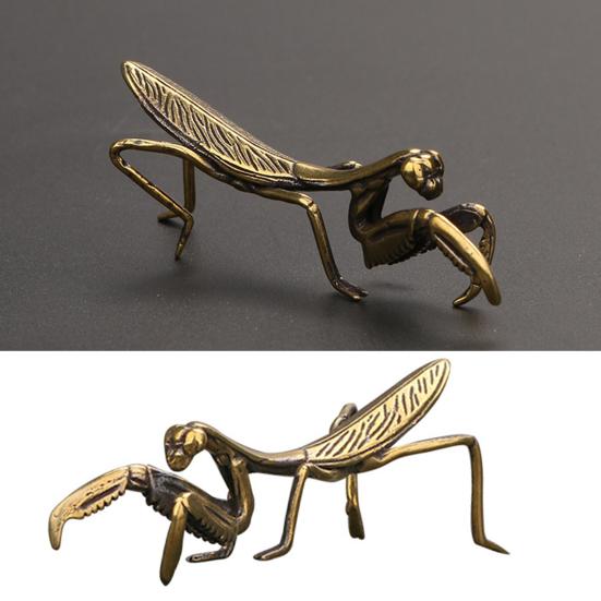 Внешний вид скульптуры богомола моды художественный мини яркий