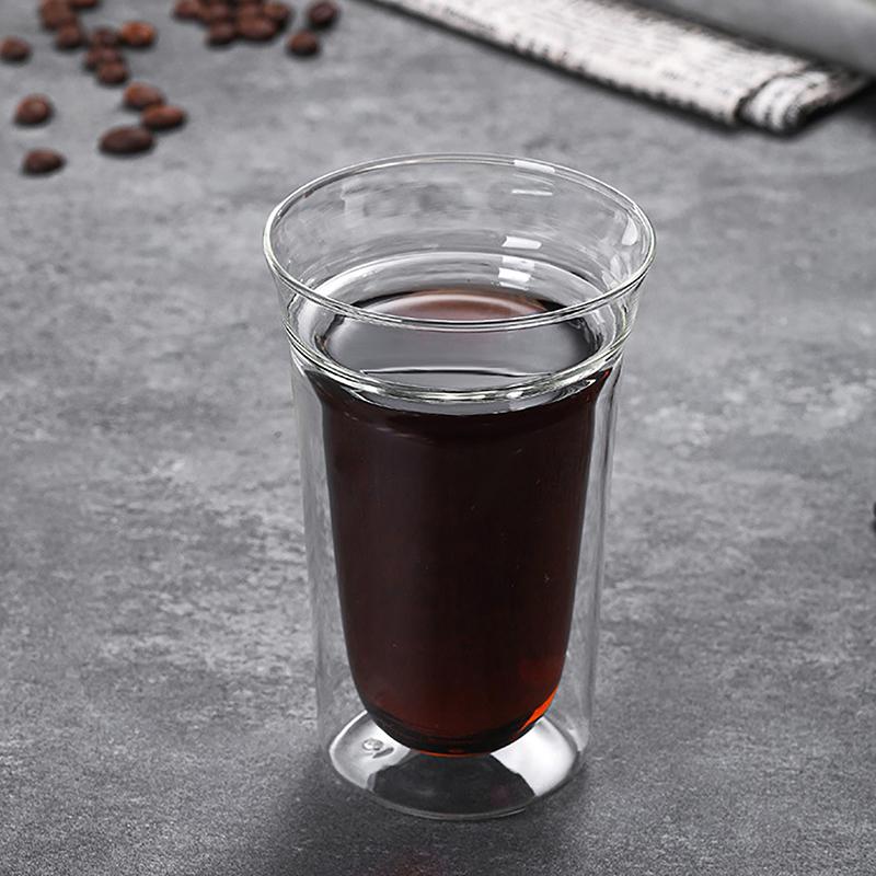 Креативный дизайн стеклянной кружки для чая с двойными стенками, прозрачное стекло, кофейная кружка, стеклянные кружки