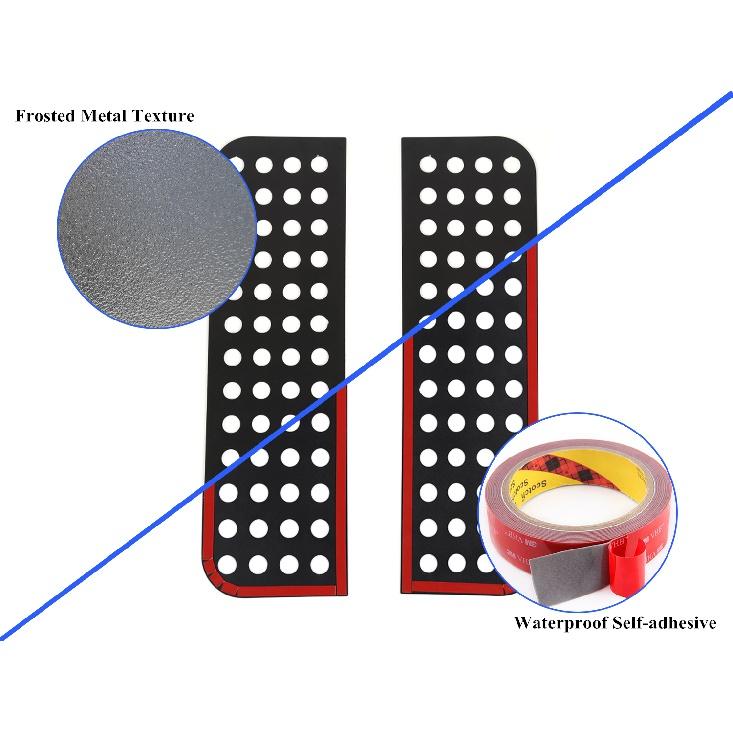 Накладка на заднюю дверь автомобиля, стеклянная панель для Jeep Wrangler JL Gladiator JT, 4 двери, 2018 2022, экстерьер