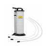 9L Vacuum Oil Fluid Extractor Pump Petrol Fluid Transfer Engine Motorbike Car Oil Manual Suction Pump Black&White 31x25x65cm