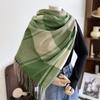 Windproof Plaid Scarf Keep Warm Shawl Wrap Fashion Imitation Cashmere Shawl  Girl
