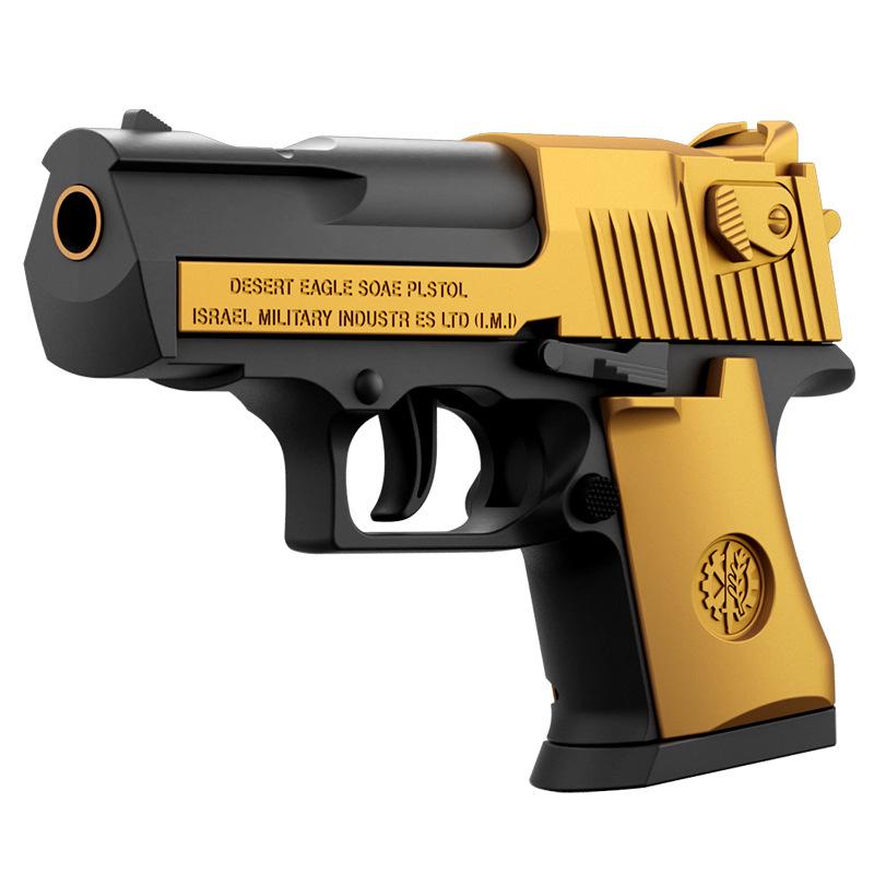 Мини-игрушечный пистолет Desert Eagle GX4 Pocket Toy Gun, учебный пистолет для метания пуль с непрерывной стрельбой, гранатомет с мягкими пулями, пистолет BlowBack Airsoft Small Pistol