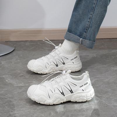 Ins корейская версия новой женской обуви для пап 2025 года, весна, студенческая спортивная обувь для бега на платформе, увеличивающая рост, повседневная обувь для женщин 251