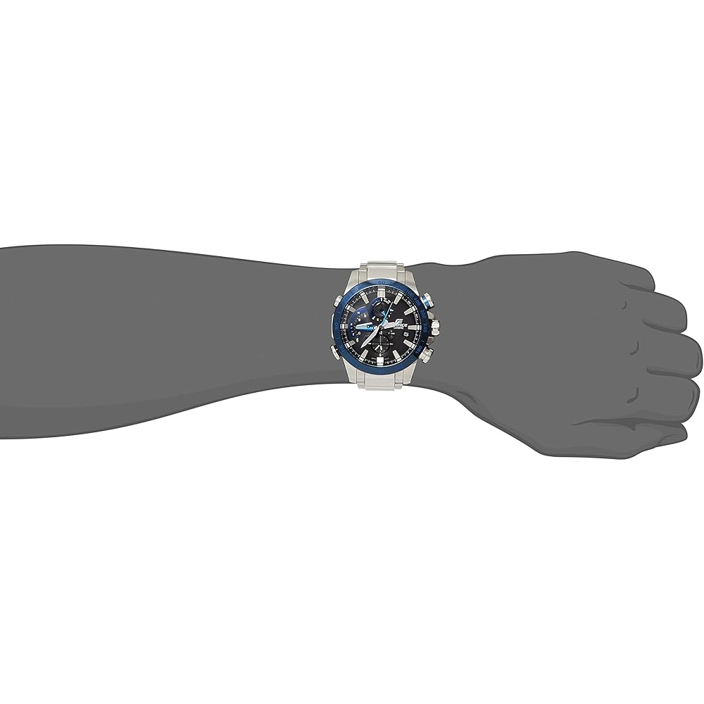 Мужские серебристые смарт-часы Casio Edifice EQB-800DB-1AJF с Bluetooth и функцией хронографа