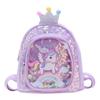 Cute Cartoon Bag Glitter Backpack Handbag PU Unicorn Schoolbags for Kids Girls Fans