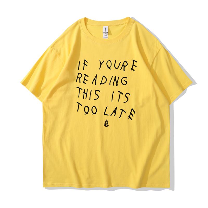 Drake Если ты это читаешь, уже слишком поздно. Винтажная футболка. Хлопковая футболка в стиле хип-хоп. Новая футболка. Женские топы.