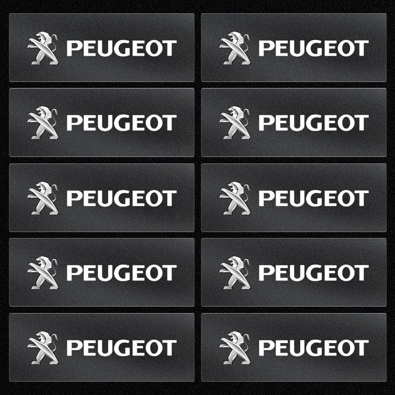 2026 Hot Car Sticker Car Door Handle Sticker Rearview Mirror Protective Decal Stickers For Peugeot 206 207 208 307 308 508 106 1