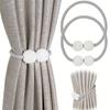 1pcs-2PCS New Curtain Buckle, Curtain Strap, Pearl Buckle Design, No Drilling Installation, Curtain Tie Rope