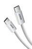 Anker Zolo to Cable White Compatible with iPhone iPad MacBook and various other USB-C USB-C (240W, High-Durability Nylon) 1.8m - 17/16/15, Galaxy,