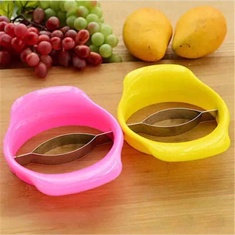 Easy Mango Corer Slicer Cutter Pitter Mango Core Pit Remover Peeler Kitchen Accessories
