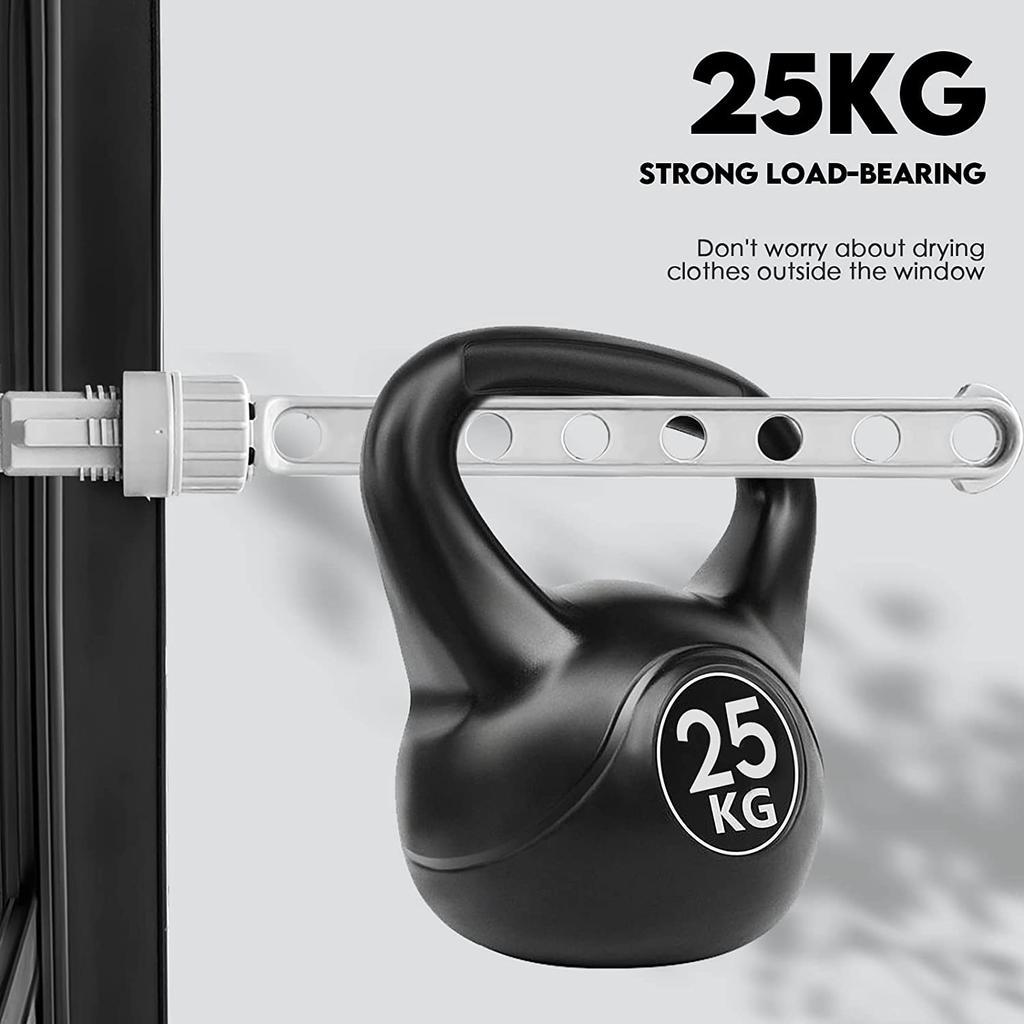 Вешалка для одежды на окно с 8 отверстиями для помещений, сушилка для белья на балконе, практичные органайзеры для белья