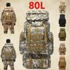 80L Camo Backpack Military Hiking Bag Army Rucksack Waterproof Travel Backpacks(6 Color)