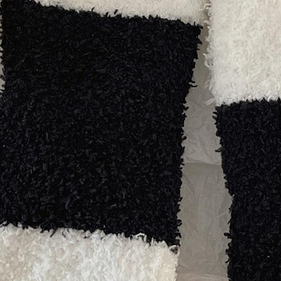 Yousheng 1/5 пар носков для сна, мультяшный дизайн панды, утолщенный коралловый вельвет, теплые зимние носки, средней длины, домашние носки