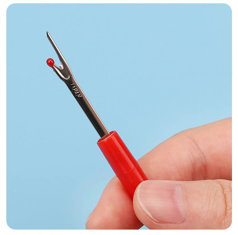 Hicello Thread Trimming Seam Thread Sewing Craft Embroidery Sewing 9 Piece Plastic Safety Cap Included Scissors, Ripper, Cutting, Tools, Supplies,