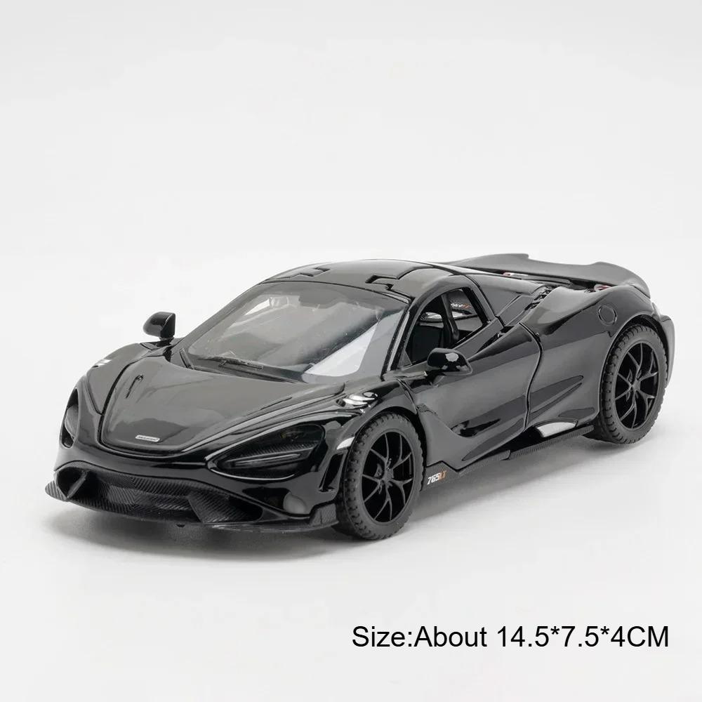 1:Масштаб 1:32 720S 765LT Модель Игрушечного Автомобиля Оттяни Назад Подними Хвостовое Крыло Машина Металлические Литые Модели Симуляция Суперкар Подарки для Взрослых