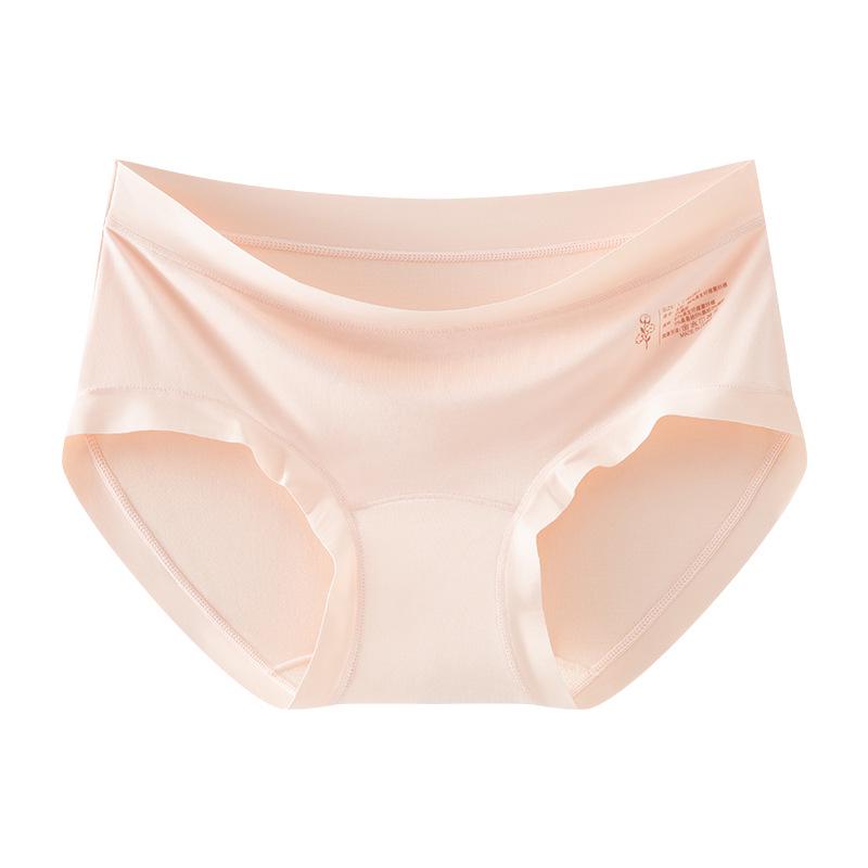 Женское бесшовное нижнее белье из тутового шелка высокой эластичности с антибактериальной ластовицей