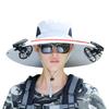 Кепка с защитой от ультрафиолета UPF 50+, с двумя вентиляторами охлаждения, дышащая, для мужчин и женщин, для летнего активного отдыха на природе, для рыбалки, с широкими полями, солнцезащитная кепка