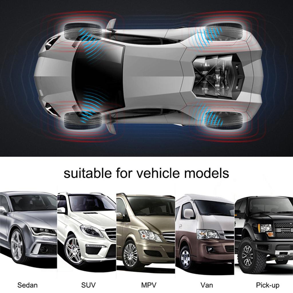 TPMS Smart Car Беспроводная система контроля давления в шинах Прикуриватель Цифровой ЖК-дисплей с