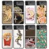 Lizards Geckos Case For Samsung Galaxy Z Flip 7 6 5 4 3 z Flip7 Flip6 Flip5 Flip4 5G Phone Cover Flip3 Folding Coque