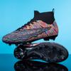 Футбольные бутсы с высоким верхом Мужские TF Шипованные AG Шипы Студенческие Юношеские Игровые Тренировочные Кроссовки для зала Спорт
