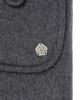BAUF Round Shirred Short Coat [Charcoal]