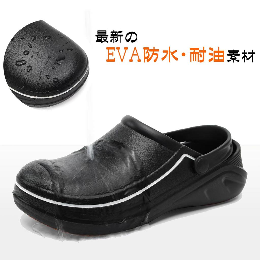 Kitchen Kitchen Rubber Sole and Wear Suitable for Medical Orange Shoes [JSWEI] Sandals, Women's Shoes, Clogs, Cook's Shoes, Non-slip Resistant,